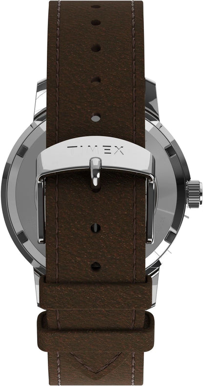 TIMEX Marlin Round 40mm Brown Dial Analog Watch  - For Men TW2W33800U9