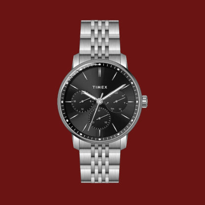 TIMEX Trendline Round 41mm Black Dial Analog Watch  - For Men TWEG25406