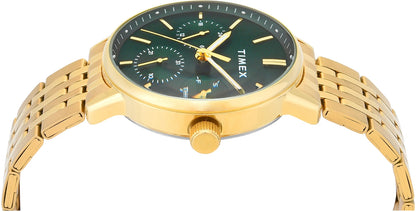 TIMEX Trendline Round 41mm Green Dial Analog Watch  - For Men TWEG25407