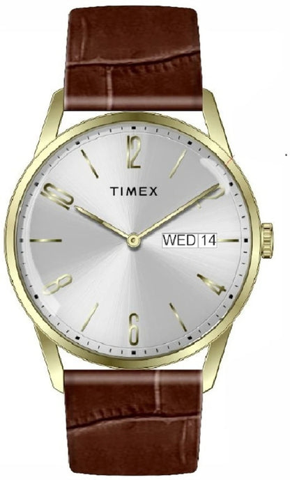 TIMEX Trendline Round 41mm Silver Dial Analog Watch  - For Men TWEG25508