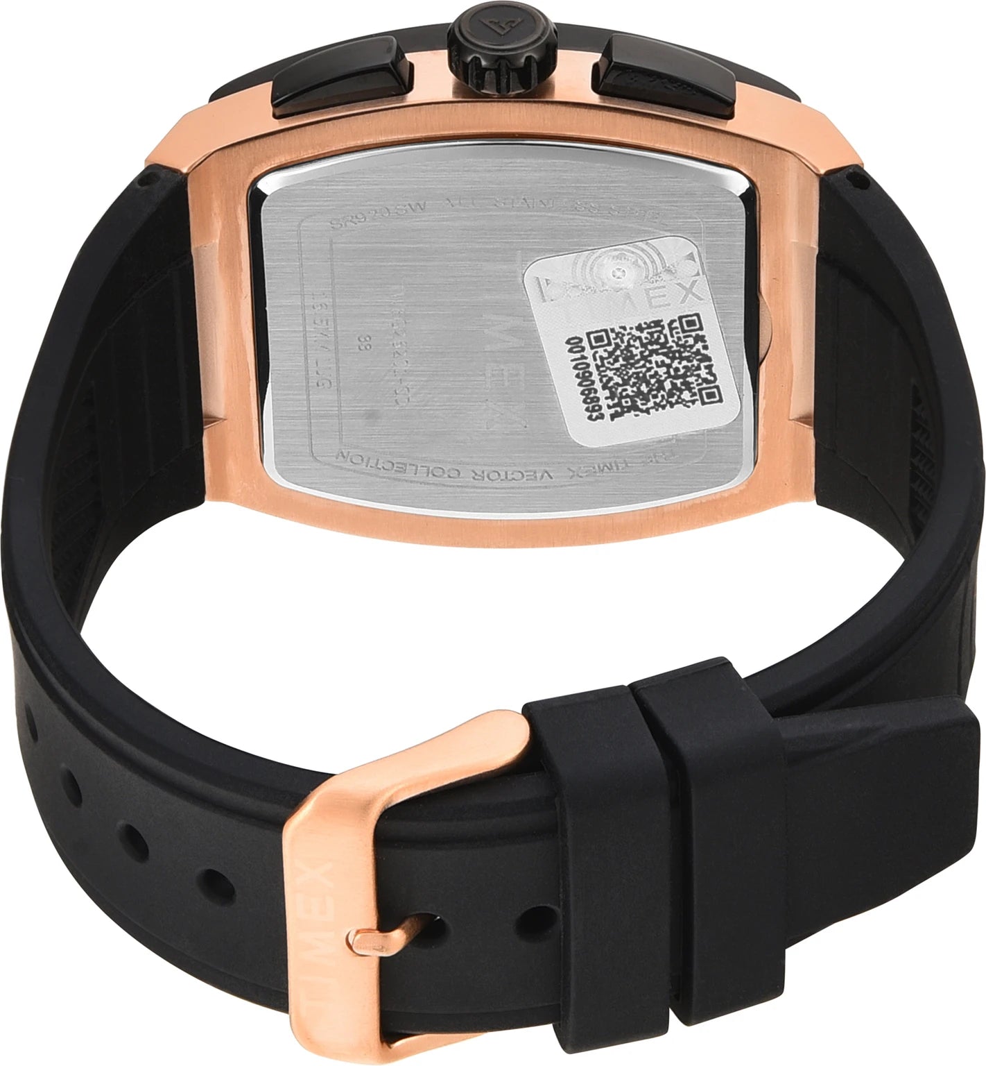 TIMEX Vector Men Black Rectangle Chronograph Dial Analog Watch - TWEG26201