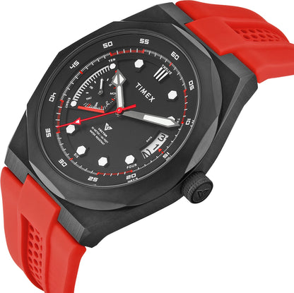 TIMEX Vector Round 43mm Black Dial Analog Watch  - For Men TWEG31001
