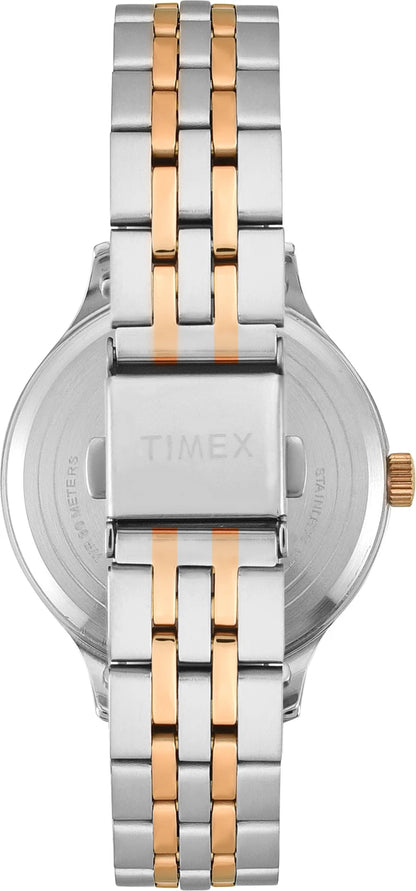 TIMEX Trendline Round 36mm Black Dial Analog Watch  - For Women TWEL14837