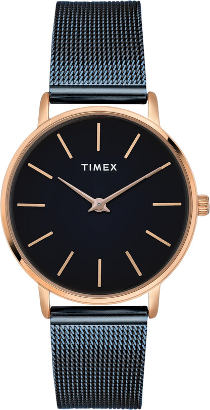TIMEX Analog Watch for Women with Round Dial & Water Resistant Women's Wrist Watches-TWEL15611