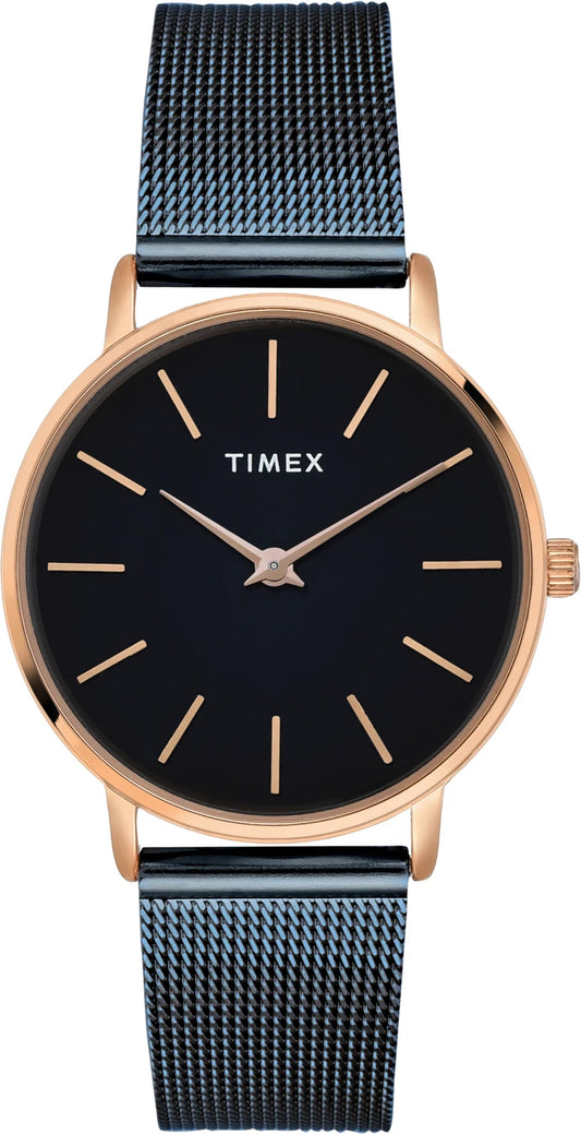 TIMEX Analog Watch for Women with Round Dial & Water Resistant Women's Wrist Watches-TWEL15611