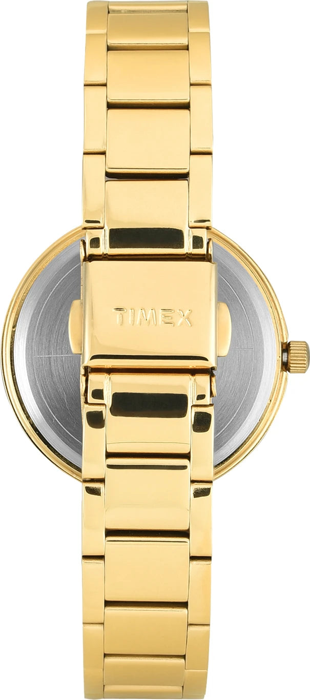 TIMEX Trendline Round 35mm Green Dial Analog Watch TWEL18716