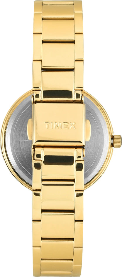 TIMEX Trendline Round 35mm Green Dial Analog Watch TWEL18716