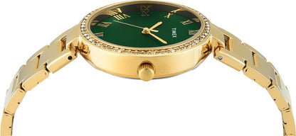 TIMEX Trendline Round 35mm Green Dial Analog Watch TWEL18716
