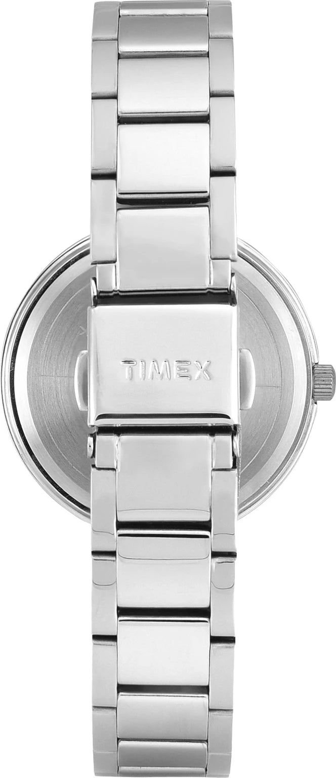 TIMEX Trendline Round 35mm Blue Dial Analog Watch  - For Women TWEL18729