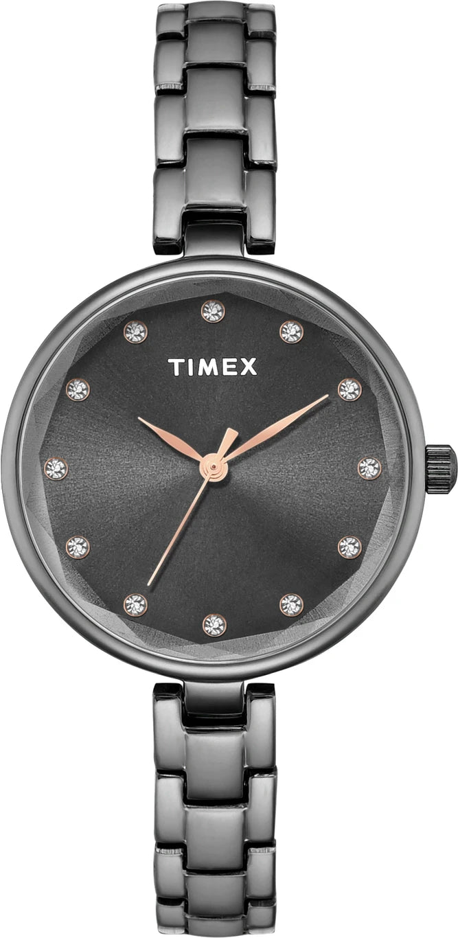 TIMEX Trendline Round 34mm Grey Dial Analog Watch TWEL21703