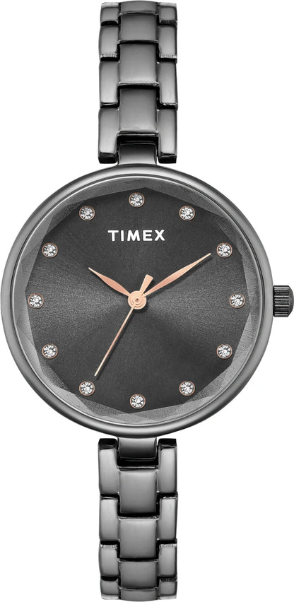 TIMEX Trendline Round 34mm Grey Dial Analog Watch TWEL21703