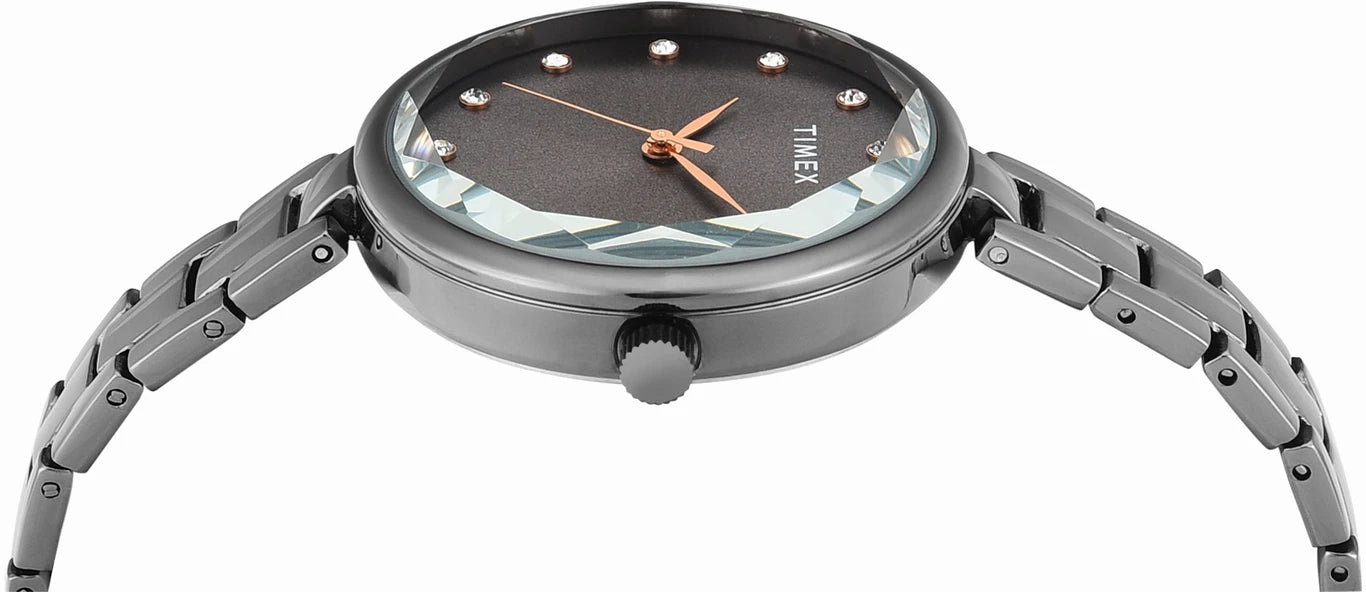 TIMEX Trendline Round 34mm Grey Dial Analog Watch TWEL21703