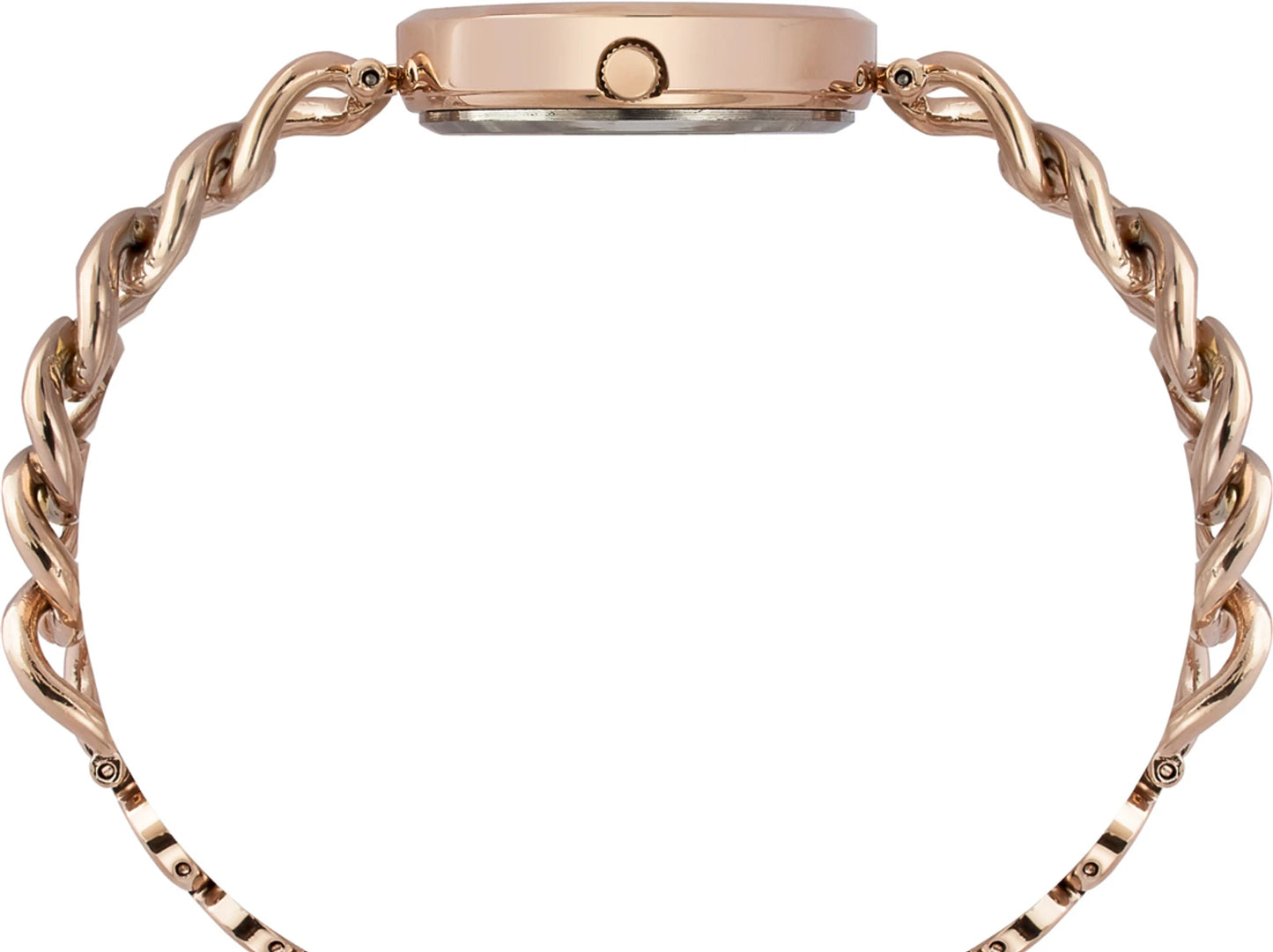 TIMEX Fria Round 30mm Rose Gold Dial Analog Watch  - For Women TWEL23803