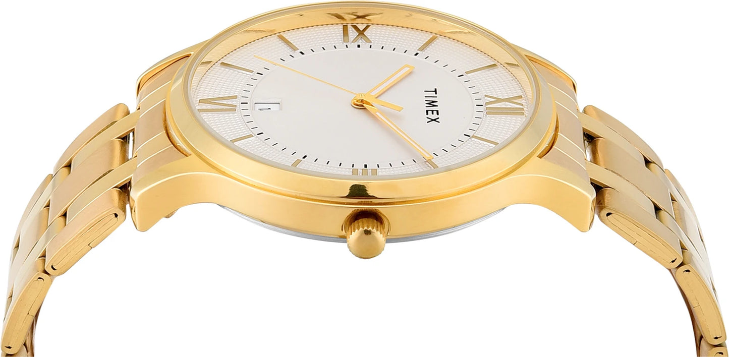 TIMEX Trendline Round 42mm Silver Dial Analog Watch  - For Men TWTG10517