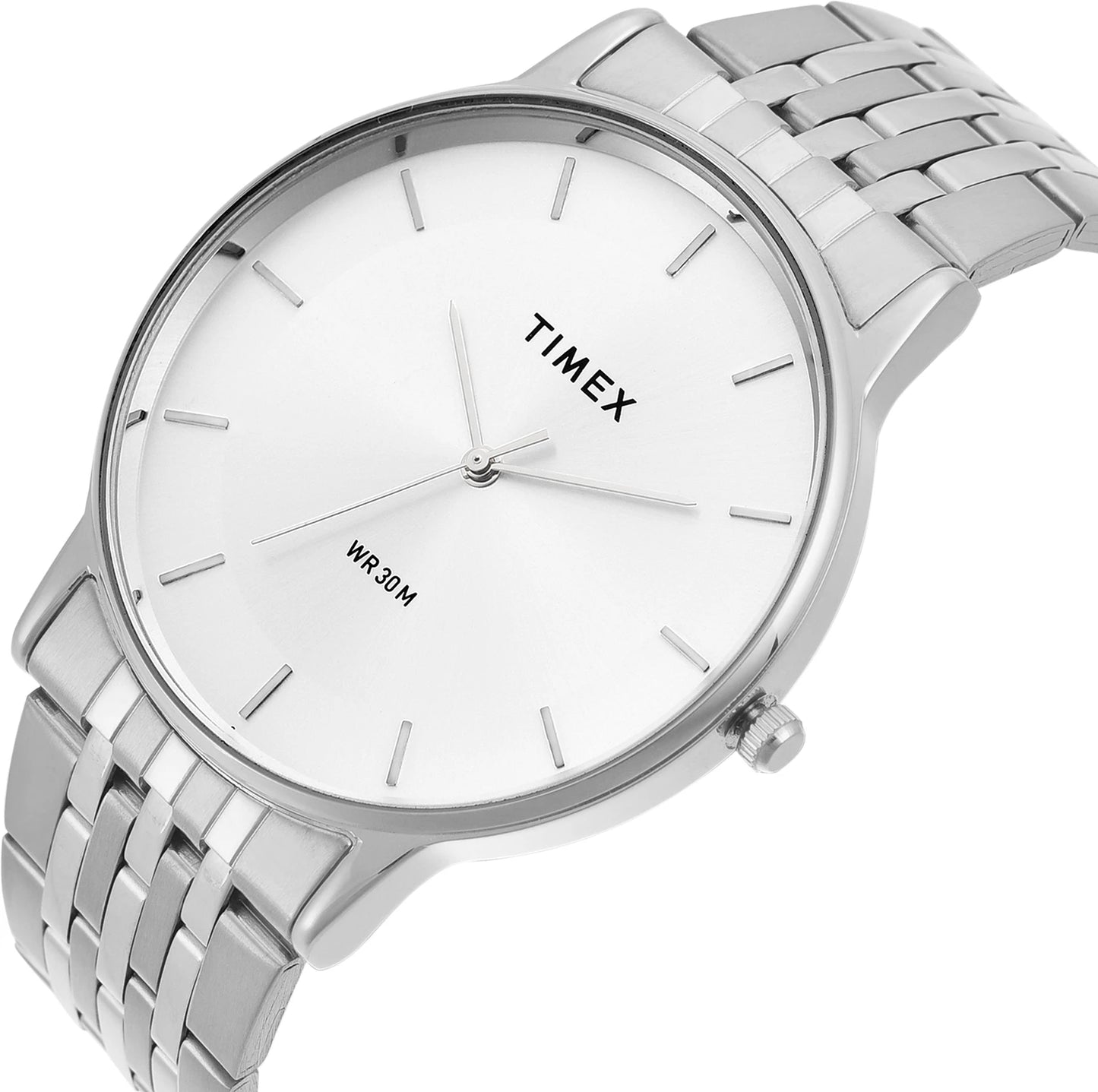 TIMEX Trendline Round 42mm Silver Dial Analog Watch  - For Men TWTG12000