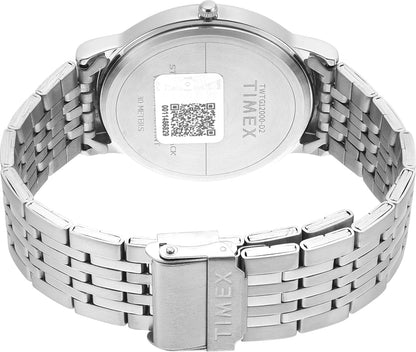 TIMEX Trendline Round 42mm Silver Dial Analog Watch  - For Men TWTG12000