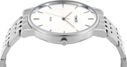 TIMEX Trendline Round 42mm Silver Dial Analog Watch  - For Men TWTG12000