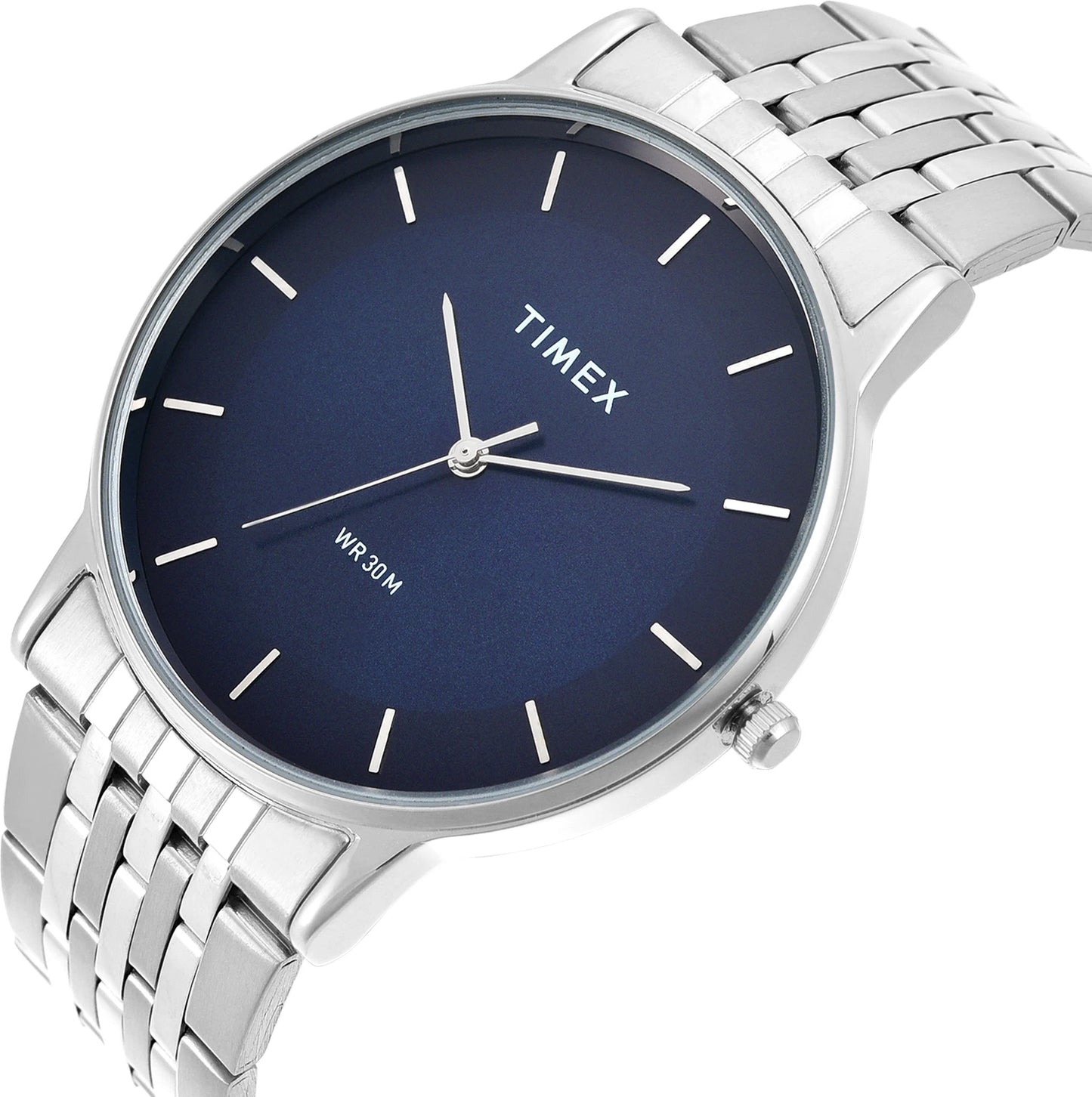 TIMEX Trendline Round 42mm Blue Dial Analog Watch  - For Men TWTG12001
