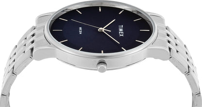 TIMEX Trendline Round 42mm Blue Dial Analog Watch  - For Men TWTG12001