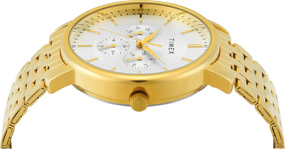 TIMEX Trendline Round 42mm Silver Dial Analog Watch  - For Men TWTG12807