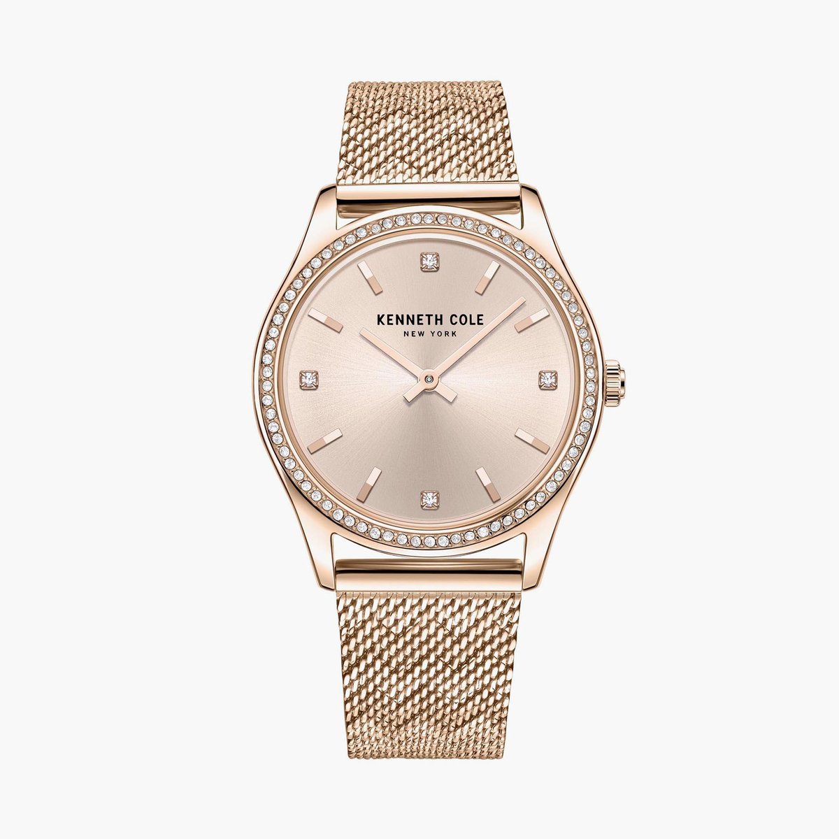 KENNETH COLE Women Embellished Analog Watch with Mesh Strap - NEKCWLG2222802LD