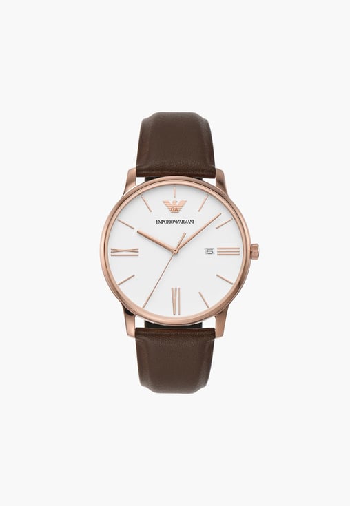 EMPORIO ARMANI Men Analog Watch with Leather Strap - AR11572I