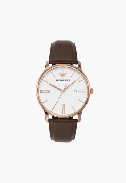 EMPORIO ARMANI Men Analog Watch with Leather Strap - AR11572I