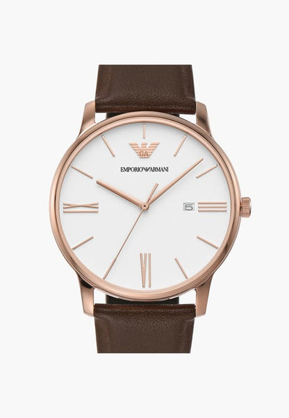 EMPORIO ARMANI Men Analog Watch with Leather Strap - AR11572I