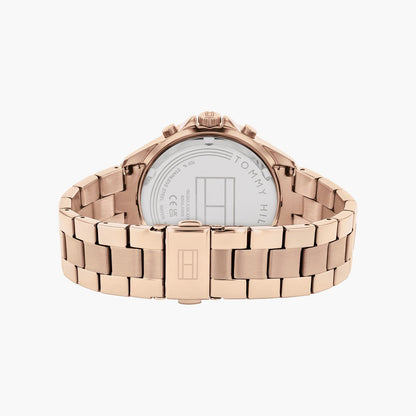 TOMMY HILFIGER Drop2 40 mm Blue Dial Stainless Steel Analogue Wrist Watch for Women - TH1782710