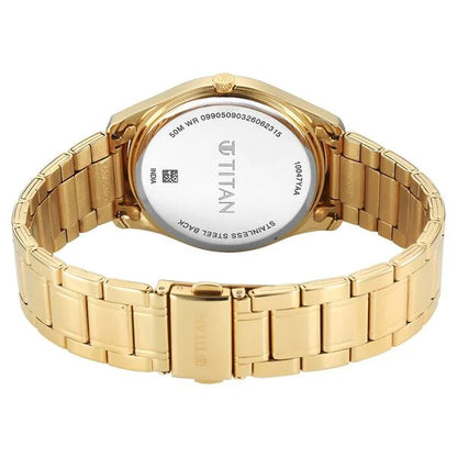 Titan Regalia Allure Classic Day-Date Men's Dress Watch 10047ym01 Men's Watch