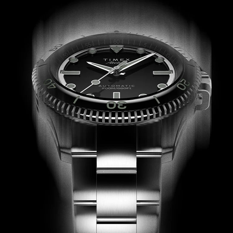 Timex Atelier Marine M1a  41mm Swiss Made Automatic Stainless Steel Bracelet