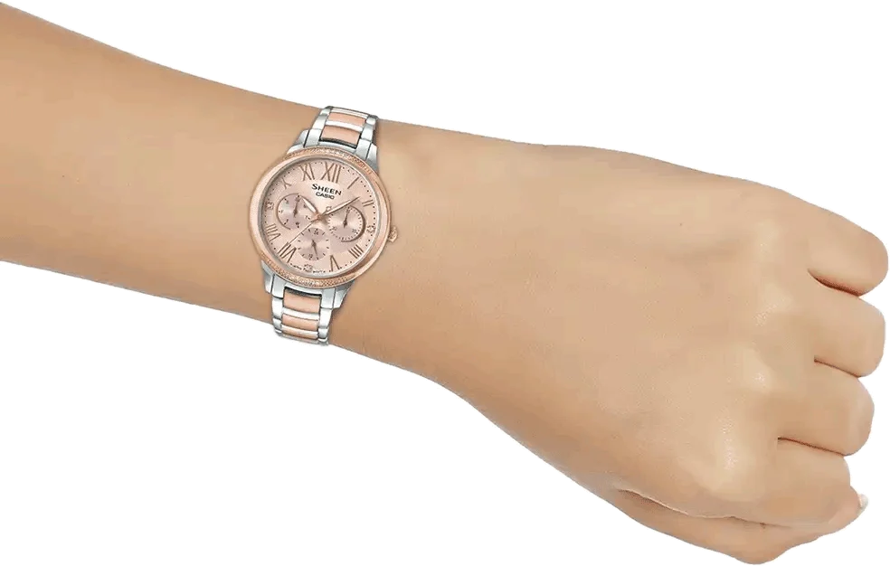Casio Sheen SHE-3058SPG-4AUDR (SX204) Rose Gold Women's Watch