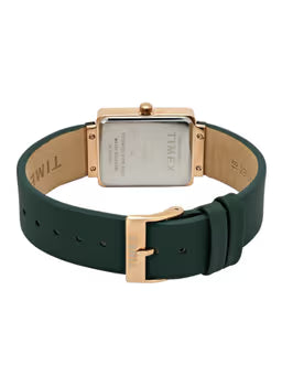 Timex Trendline Rectangle 25.5mm Green Dial Analog Women Watch - TWEL20702