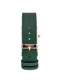 Timex Trendline Rectangle 25.5mm Green Dial Analog Women Watch - TWEL20702