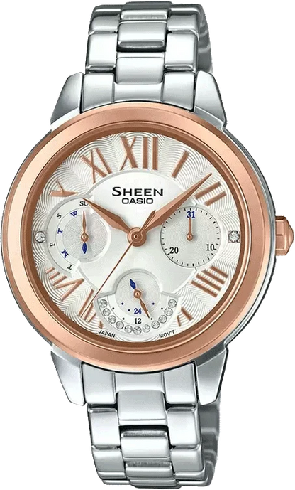 Casio Sheen SHE-3059SG-7AUDR (SX209) Rose Gold Women's Watch