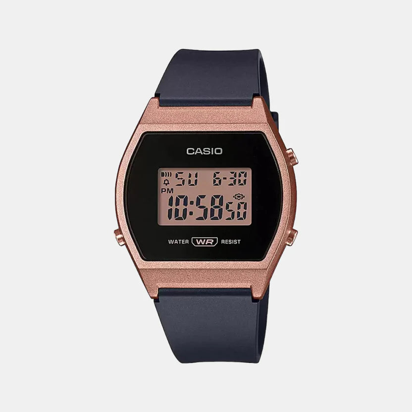 Casio Vintage Unisex Quartz Beige Dial Digital Resin Watch D214