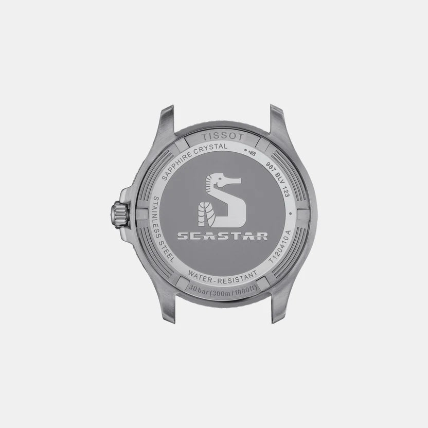 Tissot Seastar 1000 Men Quartz Black Analog Stainless Steel Watch T1204102205100