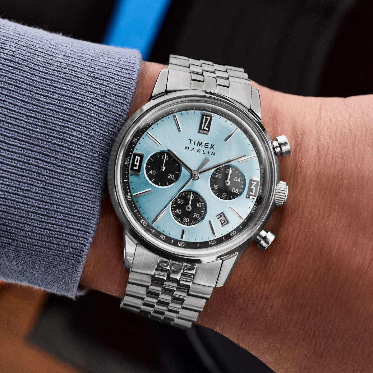 Marlin® Chronograph Tachymeter 40mm Stainless Steel Bracelet Watch TW2Y66500