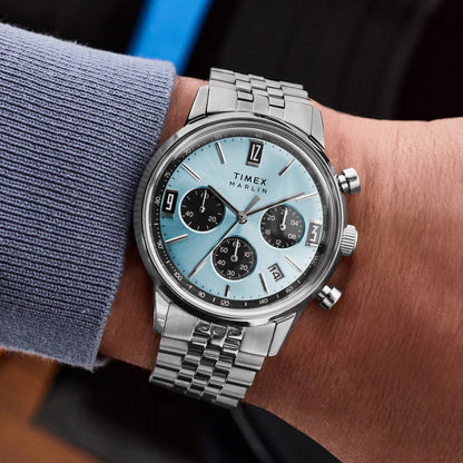 Marlin® Chronograph Tachymeter 40mm Stainless Steel Bracelet Watch TW2Y66500