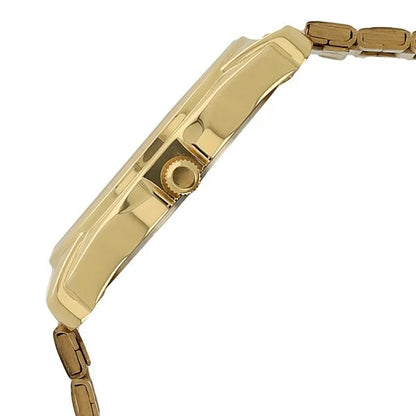 Titan Quartz Analog with Day and Date Champagne Dial Golden Stainless Steel Strap Watch For Men nu1578ym05