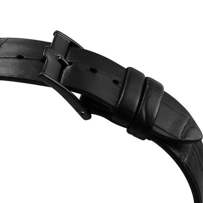 Titan Edge Black Dial Analog Leather Strap watch for Men nu1596nl01