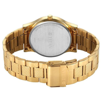 Titan Karishma Wedding Edit Quartz Analog with Day and Date Brown Dial Stainless Steel Strap Watch For Men 1650ym12