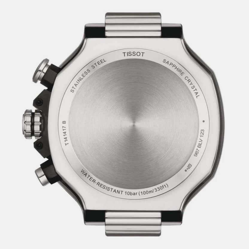 Tissot T-Race Men Quartz White Dial Chronograph Silicone Watch T1414171701100
