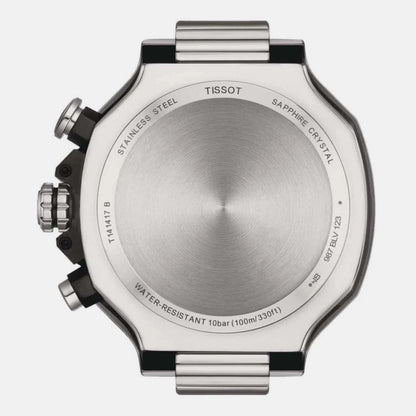 Tissot T-Race Men Quartz White Dial Chronograph Silicone Watch T1414171701100