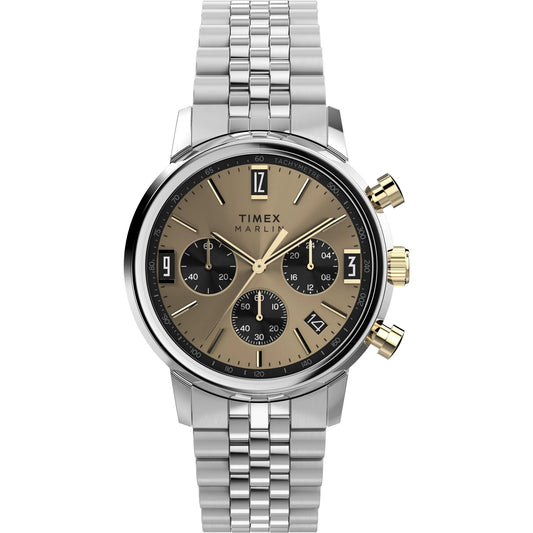 TIMEX Marlin Champagne Round Dial Analog Men's Watch - TWEG26713