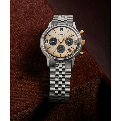 TIMEX Marlin Champagne Round Dial Analog Men's Watch - TWEG26713