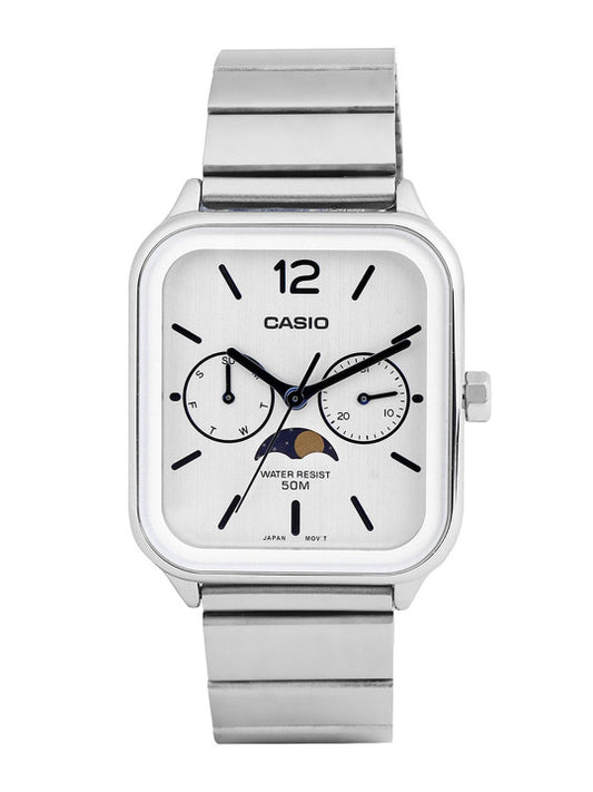 Men Stainless Steel Bracelet Style Straps Analogue Watch A2183