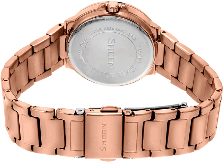Casio Sheen SHE-3805PG-9AUDR (SX135) Rose Gold Women's Watch