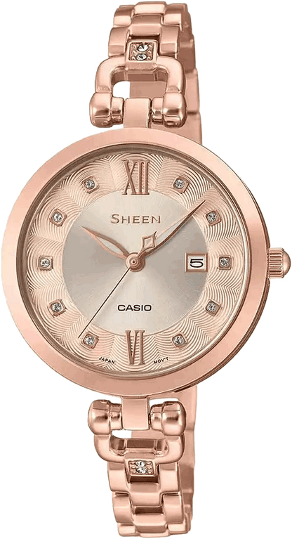 Casio Sheen SX256 - SHE-4055PG-4AUDF Rose gold women watch