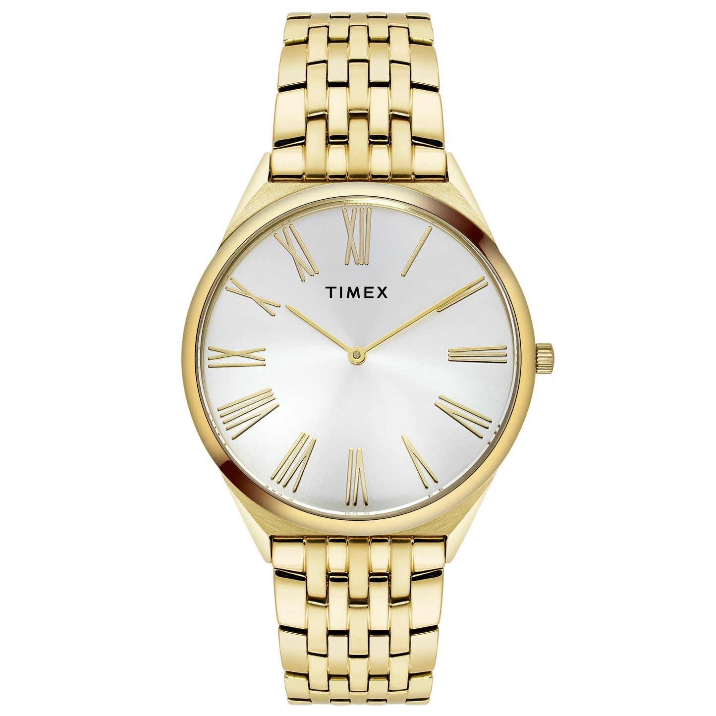 Timex Silver Round Quartz Men Watch -TWEG27902
